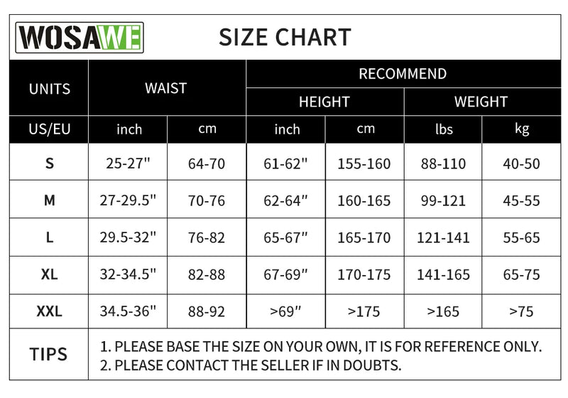 WOSAWE Women Cycling Underwear 3D Padded Shockproof Mountain MTB Bicycle Shorts Riding Bike Sport Underwear Tights Shorts