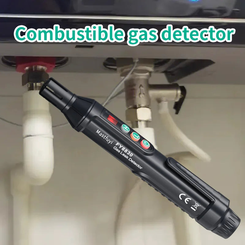 New Portable Gas Leak Detector Natural Gas Detector Combustible Gas Detector With Audible And Visual Alarm Gas Sniffer Test