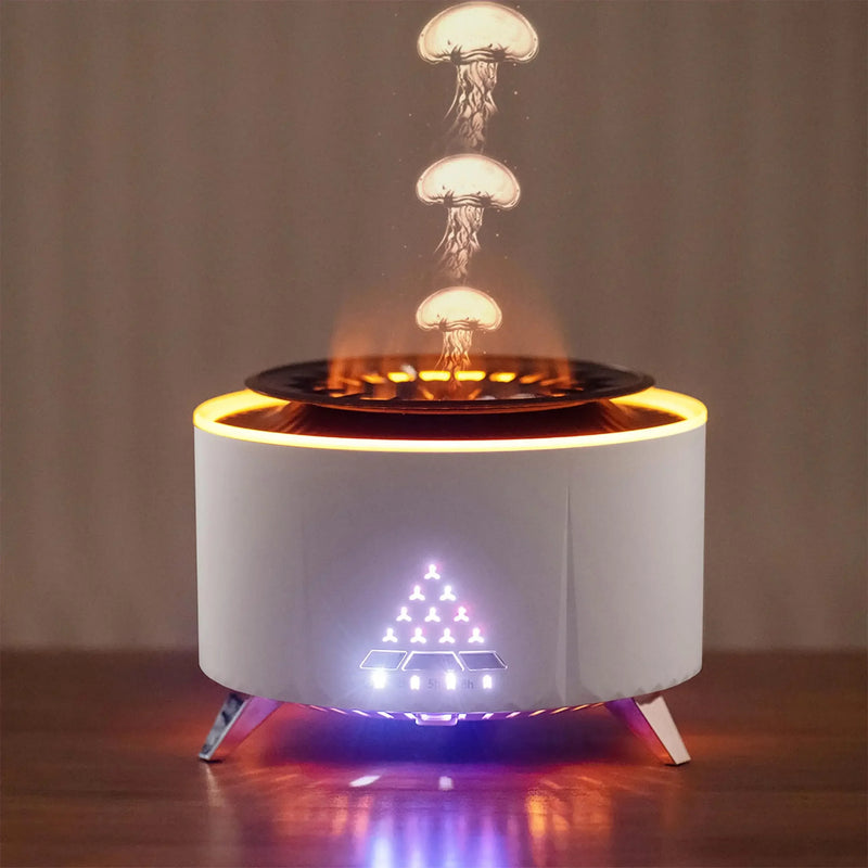 Diffusers for Essential Oils Large Room Cool-Looking Jellyfish Mist 350ml Aromatherapy Diffuser for Home Bedroom Dropshipping