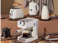 appliance sets Retro Toaster stainless steel electric coffee machine and toaster set