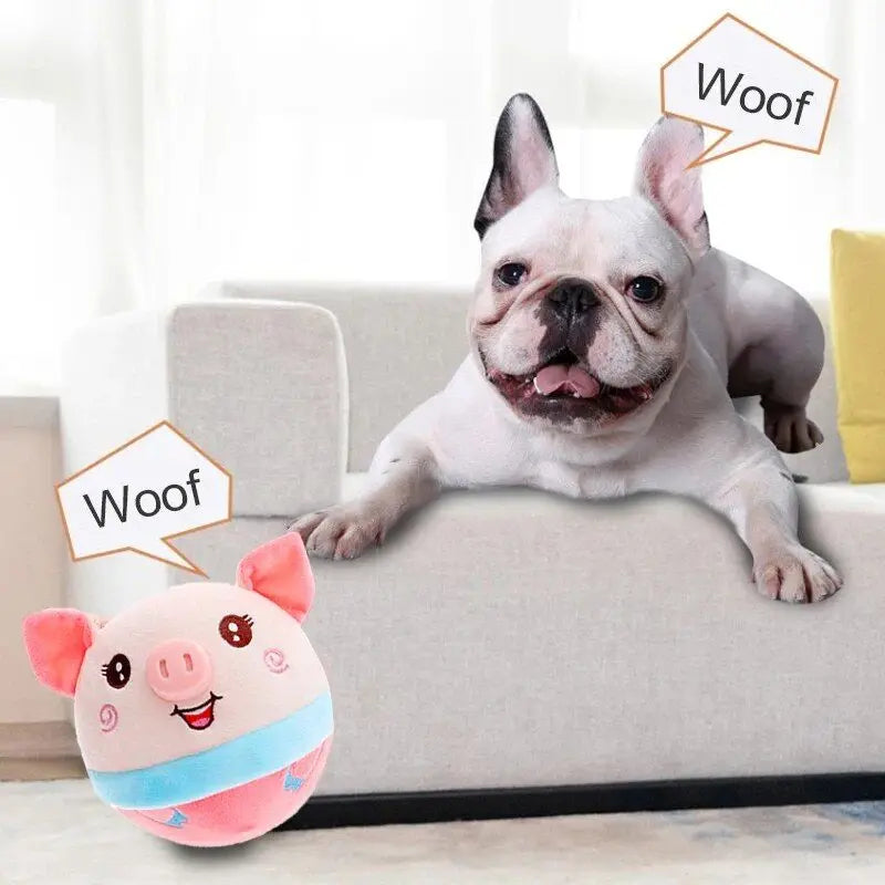 Pet Smart Cat Toy Electric Automatic Plush Bouncing Toys Interactive Toys Self-moving Kitten Toys for Indoor Playing