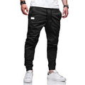 2024 New Cargo Pants Men's Loose Straight sports Clothing Solid color sweatpants Versatile Joggers Woven Casual Male Trousers