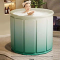 Foldable Bath Tub Portable Bathtub for Children and Adults Full Body Thickened Bath Bucket Long Term Temperature Locked Bathtub