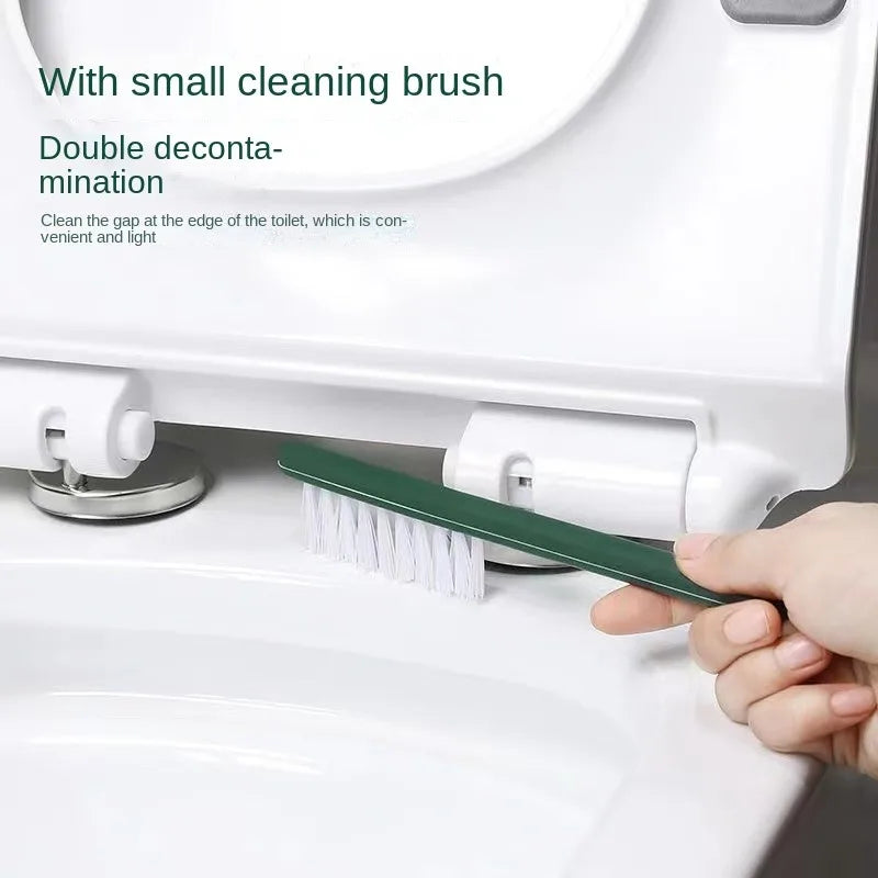 Toilet Brush Silicone Free Wall Mounted Multi-functional Three Piece Cleaning Tools with Bracket Home Bathroom Accessories Sets