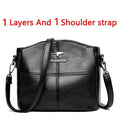 Luxury Handbag Fashion Print Large Capacity Soft Leather Women Shoulder Crossbody Bag Leisure Designer Ladies Purses and Handbag