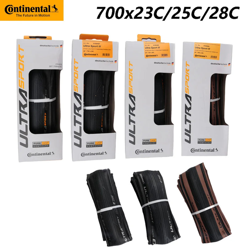 Continental ULTRA SPORT Ⅲ GRAND SPORT RACE Bike Tire 700x23C/25C/28C For Road Bike Vehicle Folding Anti Puncture Bicycle Tyre