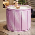 Foldable Bath Tub Portable Bathtub for Children and Adults Full Body Thickened Bath Bucket Long Term Temperature Locked Bathtub