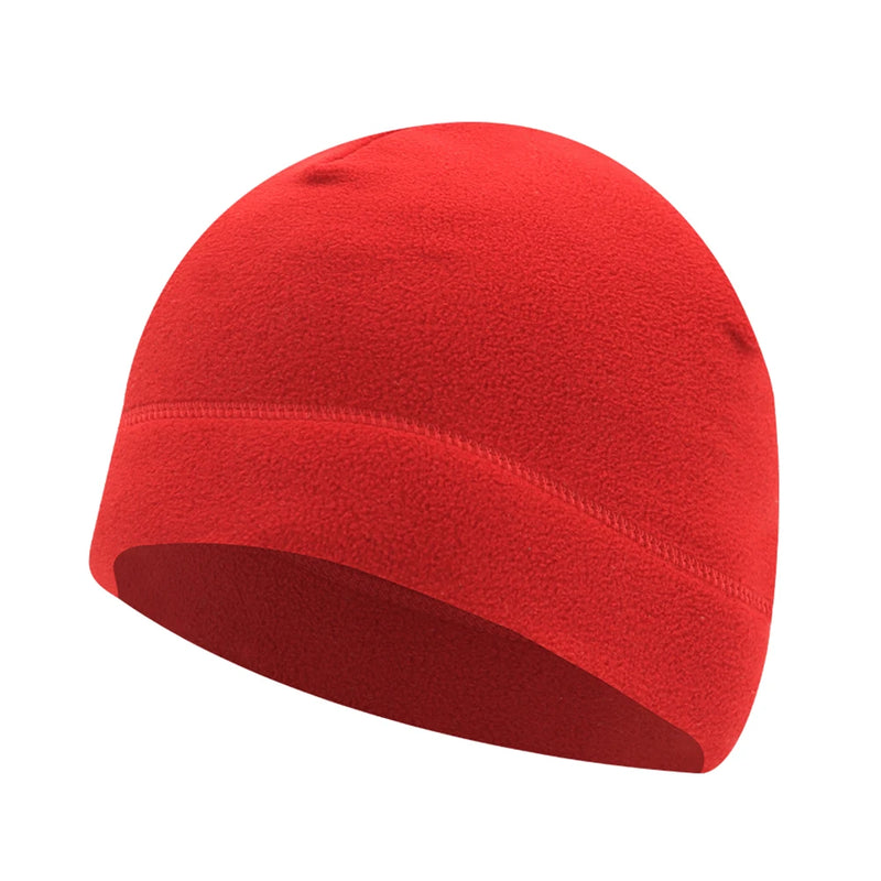 Winter Thermal Cycling Cap Outdoor Under MTB Helmet Liner Fleece Hat Sports Men Bicycle Skiing Beanie Running Hiking Skullcaps