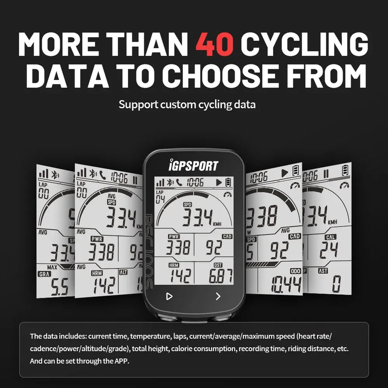 GPS Bike Computer IGPSPORT BSC100S Cycle Wireless Speedometer Bicycle Digital Stopwatch Cycling Odometer Cycling Computer