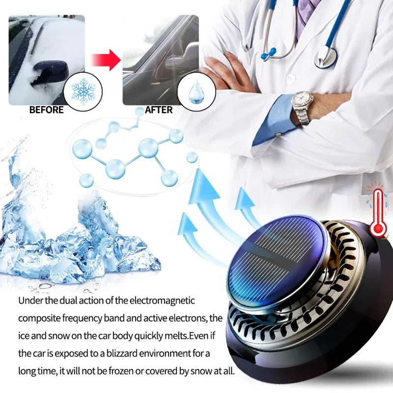 Antifreeze Snow Removal Instrument Portable Vehicle Microwave Deicing Instrument Solid Aromatherapy Car Diffusers For Auto Truck