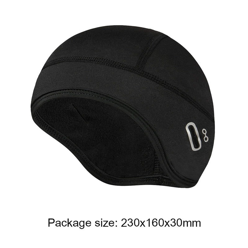 Winter Thermal Cycling Cap Outdoor Under MTB Helmet Liner Fleece Hat Sports Men Bicycle Skiing Beanie Running Hiking Skullcaps