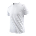 CHRLCK Men's Running Quick Drying T-shirts Breathable Hiking Fishing Tees Soft Elasticity Outdoor Sports Short Shirt Summer