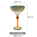 Handmade Colored Cocktail Cup Margarita European Cup Champagne Cup Creative Wine Glass Family Bar Wedding Party Wine Glass