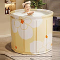 Foldable Bath Tub Portable Bathtub for Children and Adults Full Body Thickened Bath Bucket Long Term Temperature Locked Bathtub